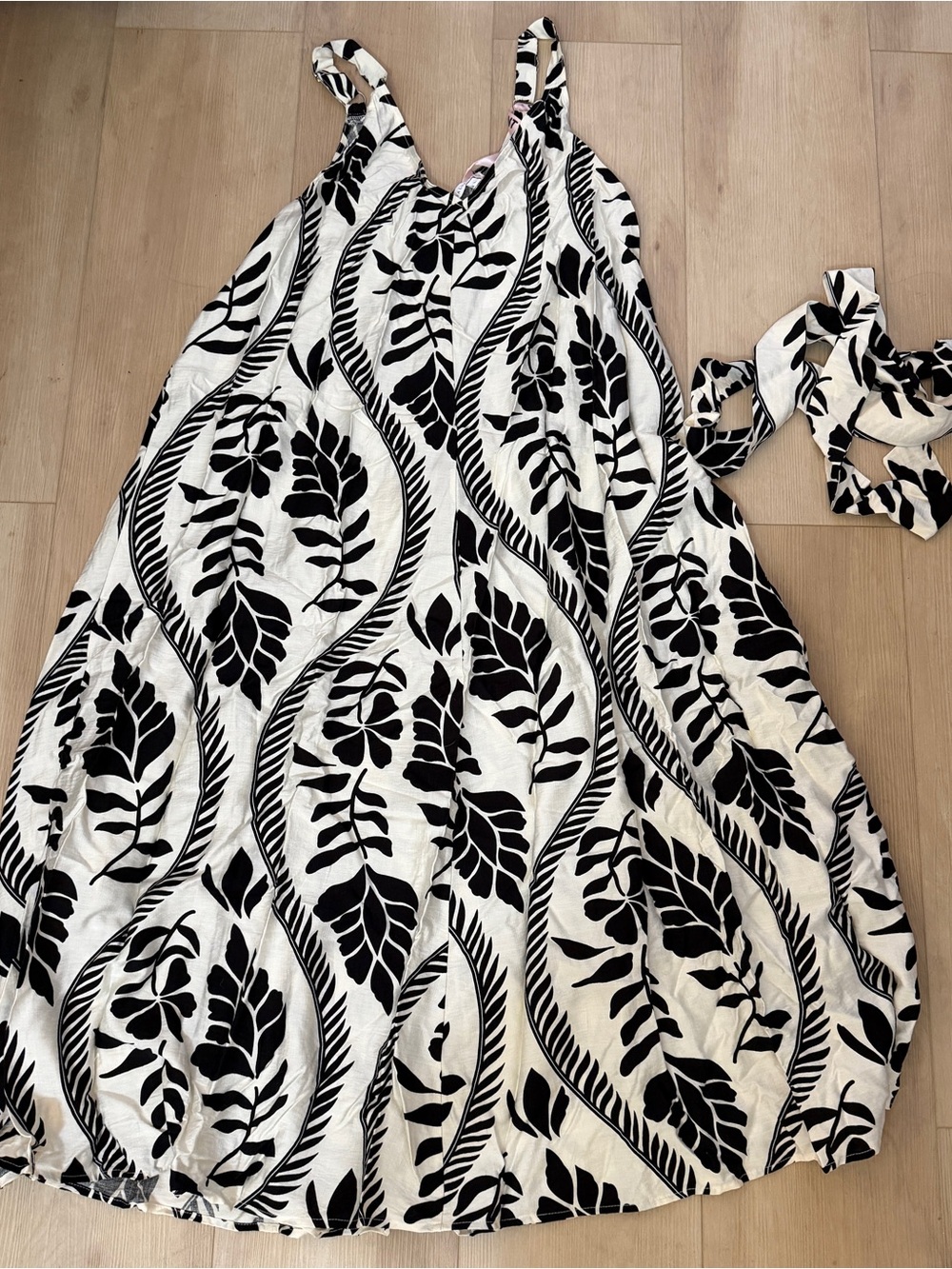 Baltic Born Black and White Floral Sundress